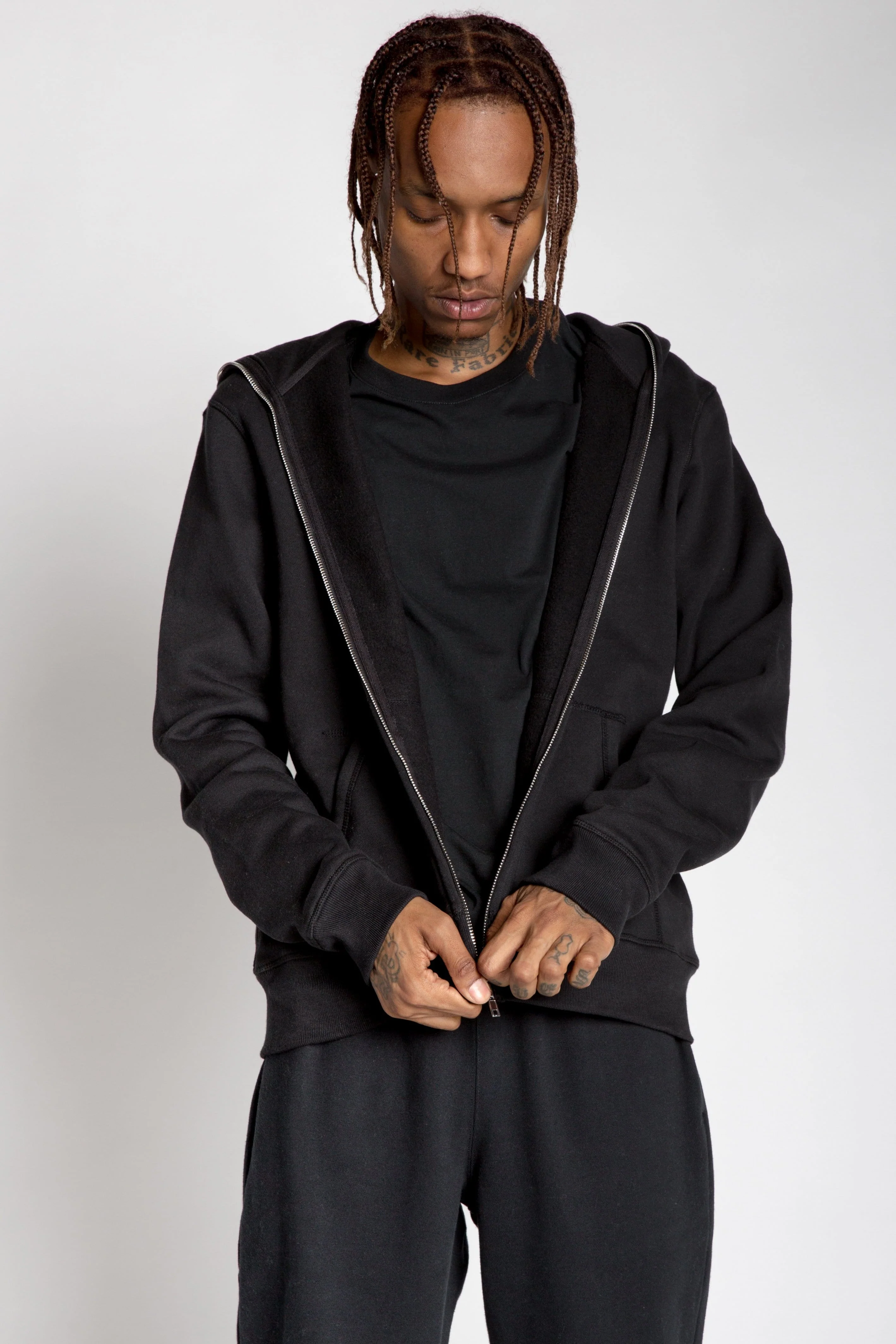 Full Zip Body Bag Hoodie - Image 11